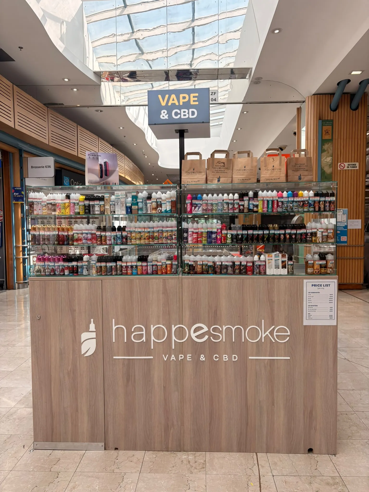 Corner e-liquides HappeSmoke Grasse